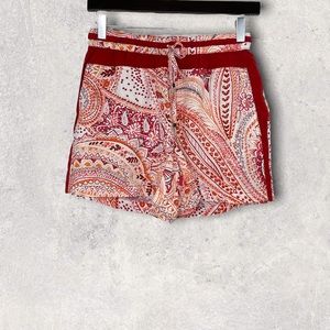 Paisley Red Women's Shorts